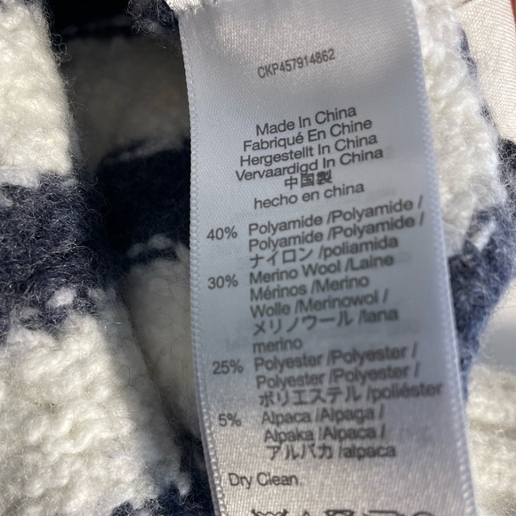 Madewell Striped Cable Knit Wool/ Alpaca Blend Sweater – Size M - Picture 5 of 9